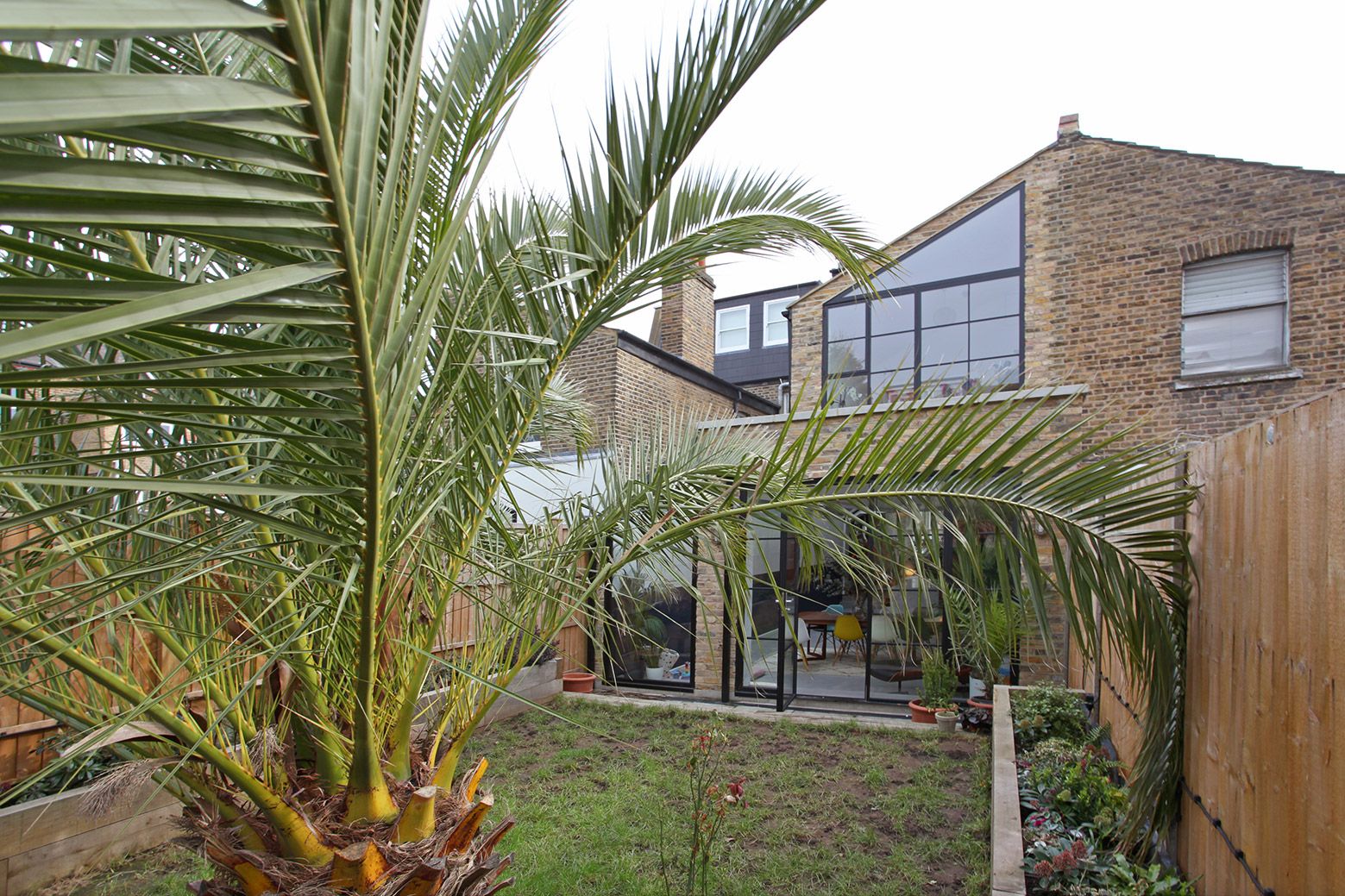 The garden space at Billie